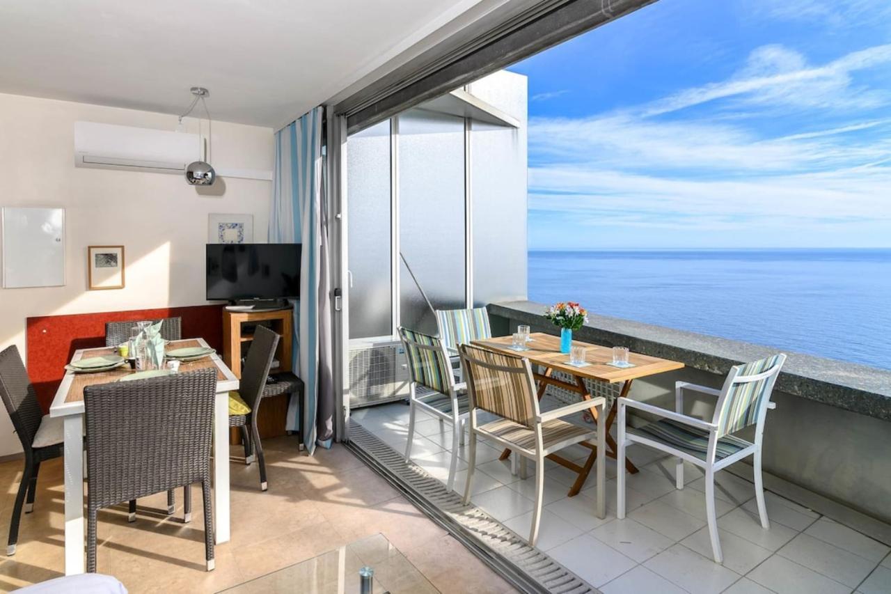 Air-Conditioned Apartment With Sea View Furnished Terrace & Parking Cap-d'Ail Extérieur photo