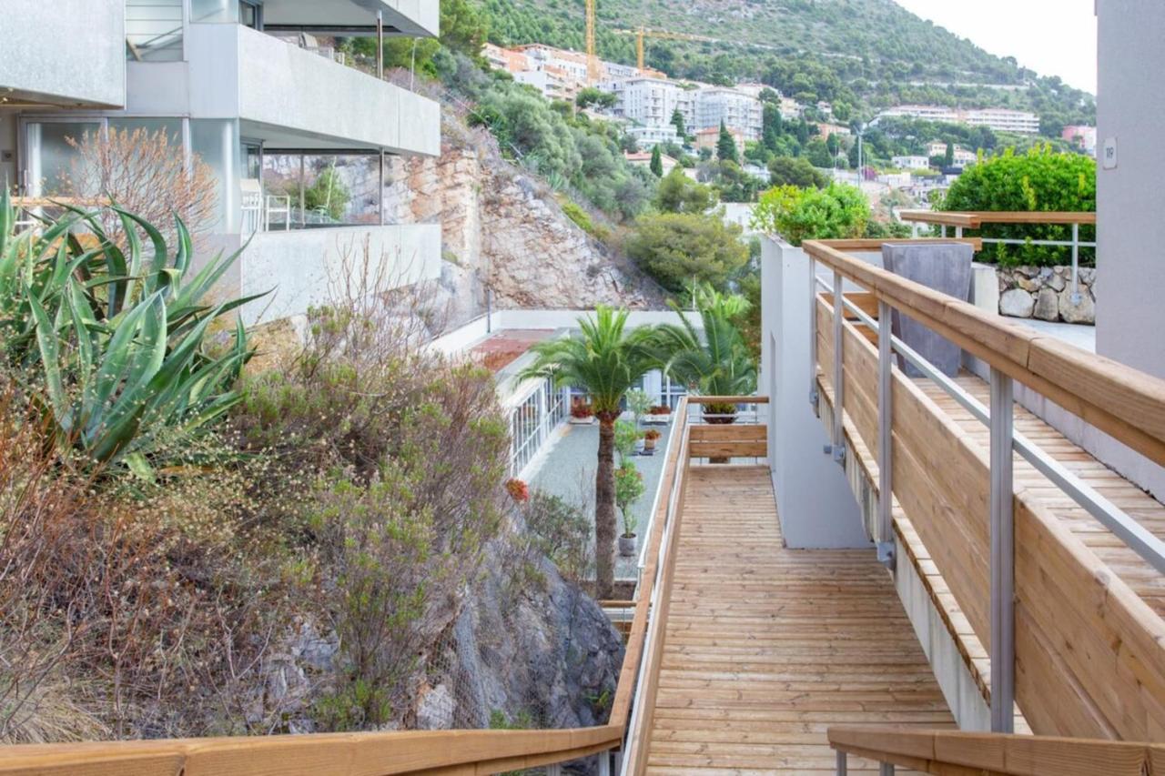 Air-Conditioned Apartment With Sea View Furnished Terrace & Parking Cap-d'Ail Extérieur photo